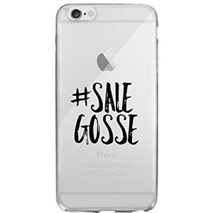 MOXIE Zachte beschermhoes voor iPhone 6 Plus, motief: Sale Gosse, zwart