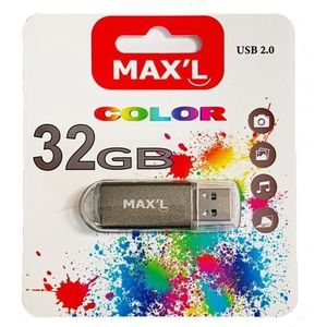MAX'L85404 USB flash drive 32 GB USB Type-A 2.0 Grijs