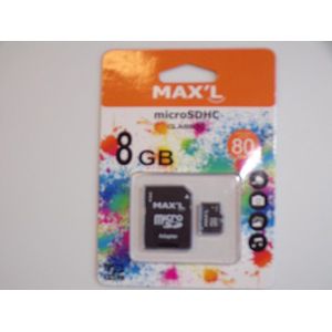 Max'L Micro SDHC 8GB Klasse 10