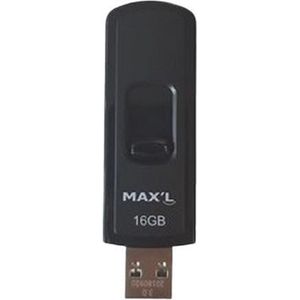 Max'L MAXL854402 USB flash drive 16 GB USB Type-A 3.0 Zwart