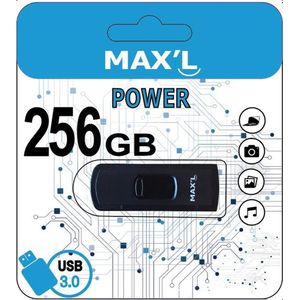 Max'L MAXL854406 USB flash drive 256 GB USB Type-A 3.0 Zwart