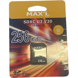 Max'L SDXC 256GB - Classe 10 - U3- V30