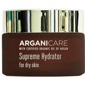 Arganicare - Supreme Hydrator - Gezichtscrème - Biologische Arganolie - Aloë Vera