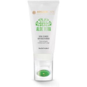 Arganicare - gezichtsreiniger met borstel aloë vera 1 Gel