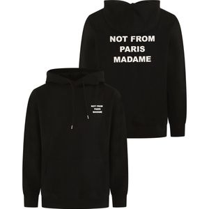 Drôle de Monsieur - Hoodie - Blauw - 100% Katoen - Relaxte Pasvorm