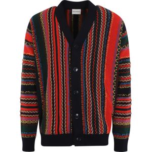 Drole de Monsieur - Cardigan - Veelkleurig - Wol