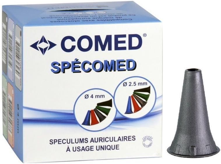 Otoscoop tips 4,0mm Grijs 250 stuks