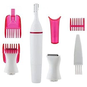 PARENCE.- Elektrische haartrimmer voor dames voor lichaam en gezicht - Fijne precisie - Oksels/Bikinilijn/Wenkbrauwen/Benen/Armen/Haar