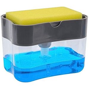 PARENCIA.- Wasmiddeldispenser voor vaatwasser met spons/sponshouder en zeepdispenser - Organizer van spons gootsteen