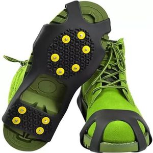 PARENCE - Antislip schoennoppen en laarzen - Maat XL (43-48) voor veilige avonturen - noppen, bergen, sneeuw, wandelen, tractie zomer en winter