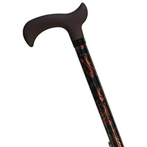 Wandelstok - Kasjmier - Verstelbaar - Derby Handvat - Aluminium