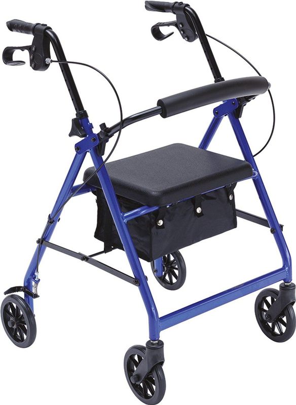 Rollator - Lichtgewicht - Aluminium - Ergonomische Handgrepen