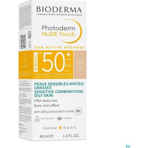 Bioderma Photoderm Nude Ip50+ Heel Licht 40ml