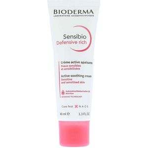 Bioderma - Sensibio Defensive Rich Active - Kalmerende Crème - 40ml - Voor Gevoelige Huid
