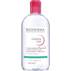 Bioderma Bioderma - Crealine H2O Micelaroplossing Voor De Gevoelige Huid- Unisex, 500 ml