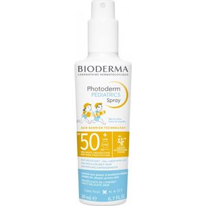 Bioderma - Photoderm Pediatrics Spray - SPF50+ - Zonnebrand - Hydrateert tot 8 Uur
