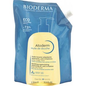 Bioderma - Atoderm Eco-Refill - Douche Olie - 1 Liter - Zeepvrij