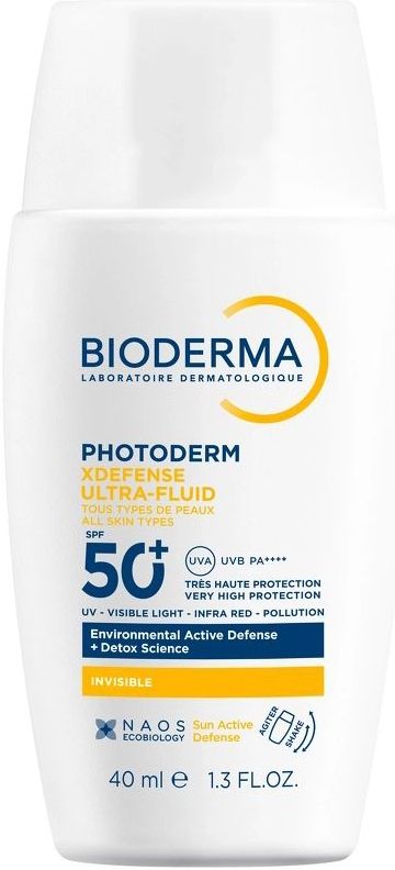 Bioderma XDefense Ultra Fluid SPF50+ Invisible | Suncare and Urban Protection 40ml