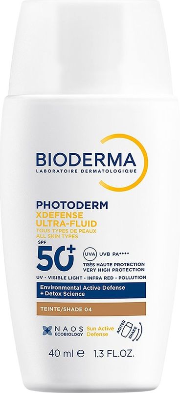 Bioderma - Photoderm XDefense Color 04 - Gezichtszonnebrandcrème - SPF 50 - Getint