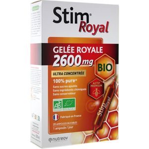 Nutreov - Stim Royal - Voedingssupplement - Sinaasappel - Biologisch - 20 Flacons