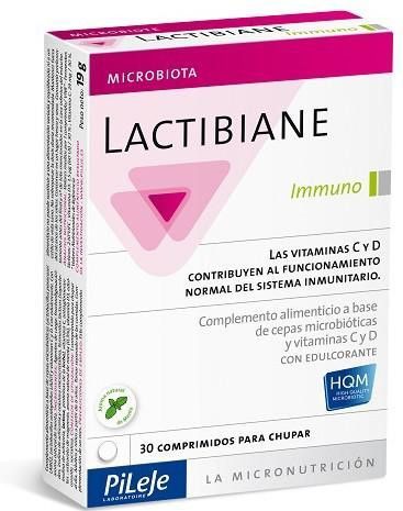 PiLeJe - Lactibiane Immuno - Zuigtabletten - 30 Stuks - Met Vitamine C en D