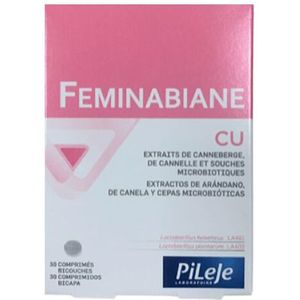 PiLeJe - Feminabiane CU-UC - Tabletten - 30 stuks - Met Cranberry en Kaneelextract