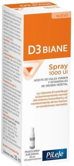 D3 Biane - Spray - Vitamine D3 - 1000 IE - Plantaardig