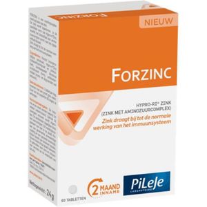 Forzinc - Voedingssupplement - Zink - 15 mg - 30 Tabletten