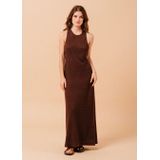 Grace & Mila - Mirabelle - Gehaakte Maxi-jurk - Bruin