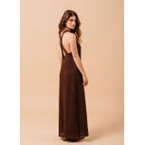 Grace & Mila - Mirabelle - Gehaakte Maxi-jurk - Bruin