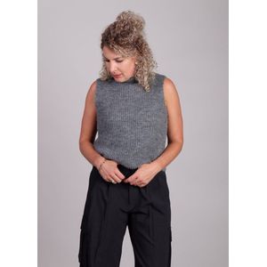 Grijze gebreide spencer Naima - Grace & Mila