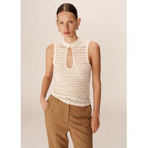 Grace & Mila - PETITE - Top - Wit - Open Halslijn