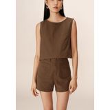 Grace & Mila - Pino - Korte Broek - Khaki - 100% Katoen