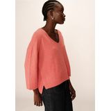 Grace & Mila - Paltrow - Trui - Koraal - Losse Pasvorm, 3/4 Mouwen, V-hals