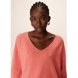 Grace & Mila - Paltrow - Trui - Koraal - Losse Pasvorm, 3/4 Mouwen, V-hals