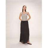 Grace & Mila - Ronsard - Lange Rok - Antraciet - 100% Viscose