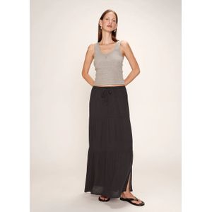 Grace & Mila - Ronsard Rok - Antraciet - 100% Viscose