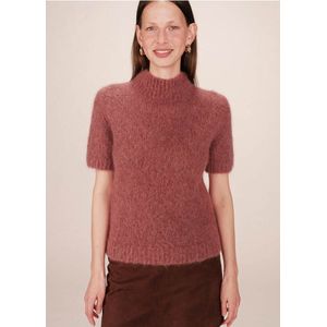 Grace & Mila - SAULE - Trui - Terracotta - Korte Mouwen