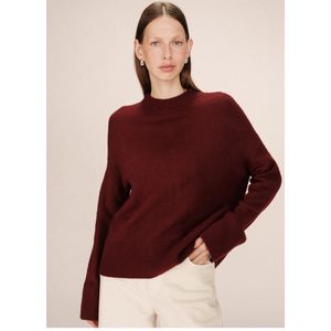 Grace & Mila - SALTY - Trui - Bordeauxrood - Oversized Jersey