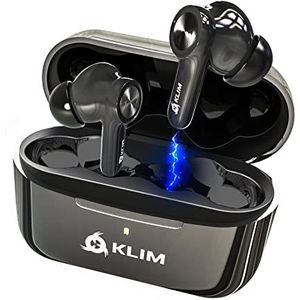 KLIM Pods - draadloze Bluetooth Oordopjes + uitstekend geluid + Optimale Isolatie + Snelle en eenvoudige koppeling + Lange levensduur van de batterij 30H + Bluetooth Oordopjes NIEUW