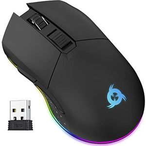 KLIM - Blaze - Draadloze Muis - RGB Verlichting - Ergonomisch Ontwerp