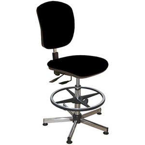 Kango 6 ml 40 gdlp 01 905 stoel ergonomische Asynchron stof/staal chroom 59 x 59 x 107 cm