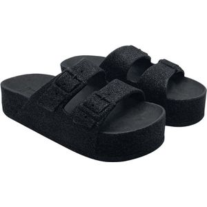 Cacatoes - Caipirinha Glitter Slippers - Groen - PVC - Waterbestendig