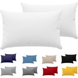 Kussenslopen - Wit - Katoen - Set van 2