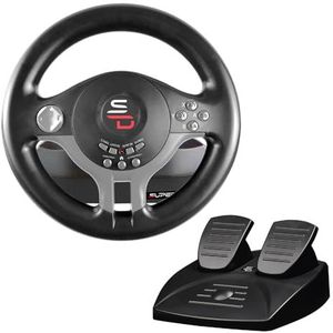 Subsonic - Superdrive - Rennlenkrad / Lenkrad Driving Wheel SV200 mit pedalen und Schaltpaddles für Nintendo Switch - PS4 - Xbox One - PC