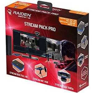 Gamers en Youtubers Streaming Accessoireset, Full HD video-opname-box, microfoon, HD-camera - PS4, PS5, Xbox Series x, Switch, PC, Xbox One