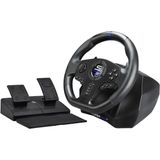 Subsonic SV750, Lenkrad + Pedale, Nintendo Switch, PC, PlayStation 4, Xbox One, 270°, Verkabelt, USB, Schwarz