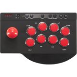 Subsonic - Arcade-joystick - Zwart - Rood - Staal