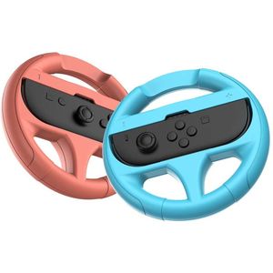 Subsonic - Pack van 2 stuurwielen voor JoyCons Nintendo Switch en Switch 2 - Compatibel met Switch en Switch 2 Joy-con - Blauw en Rood