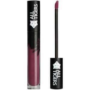 Veganistische & Natuurlijke Matte Vloeibare Lippenstift - Langdurig - Violet ""Feel The Power"" 980 - Lippenstift Zonder Petrochemische Derivaten - Biologische Ingrediënten - ALL TIGERS